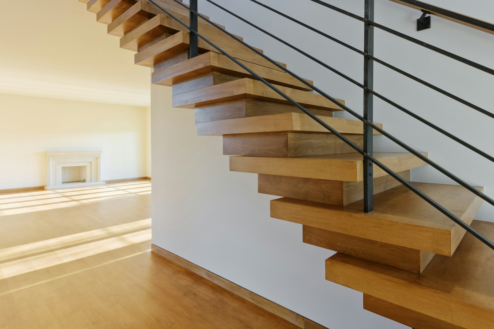 Modern Wood Staircase
